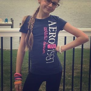 An aero postal short sleeve shirt